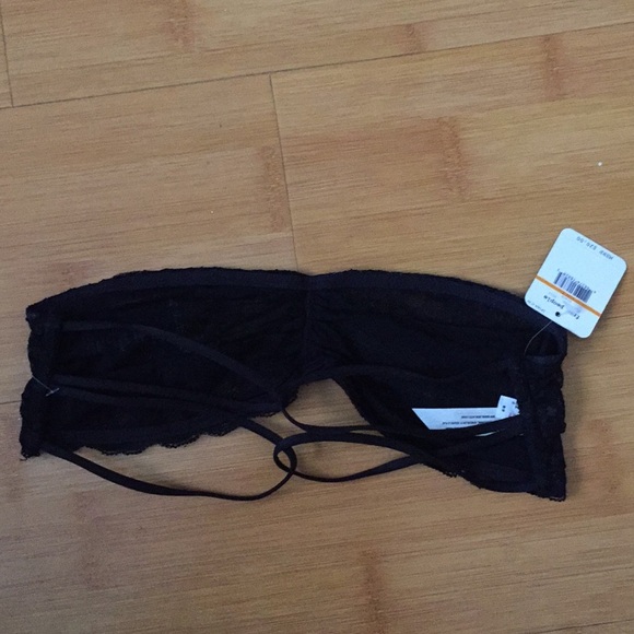 NWT Free People lace strappy bandeau bra Small - Picture 6 of 7